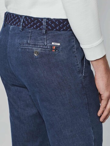 MEYER Slimfit Jeans 'Oslo' in Blauw