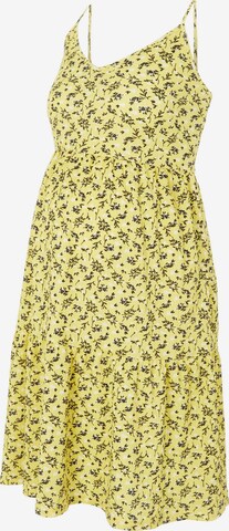MAMALICIOUS Letní šaty 'Viky' – žlutá: přední strana