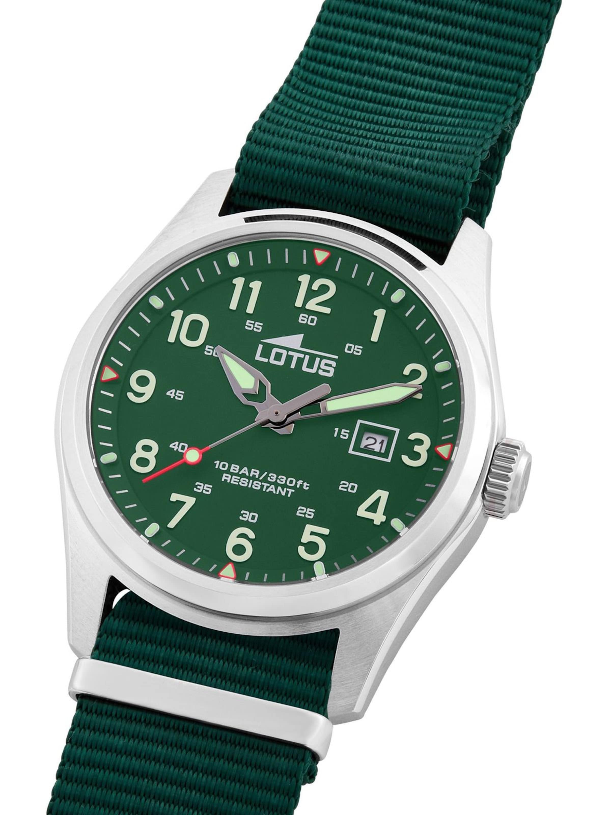 Lotus Analogové hodinky 'Date watch Minimalist For Him' – zelená