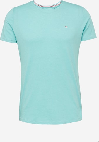 Tommy Jeans Shirt 'JASPE' in Groen: voorkant