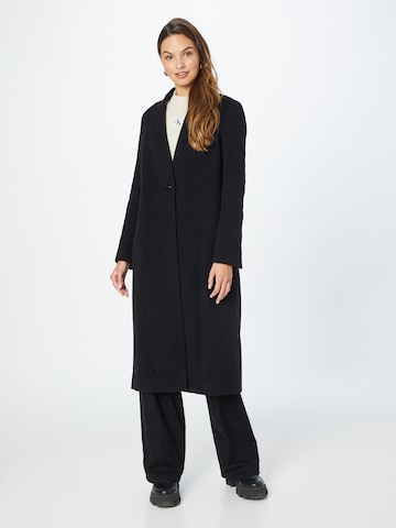 Calvin Klein Přechodný kabát – černá: přední strana