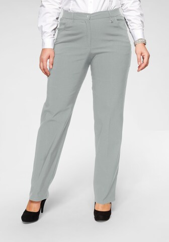 KjBRAND Regular Pants in Grey: front