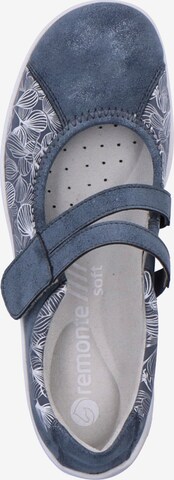 REMONTE Ballet Flats with Strap in Blue