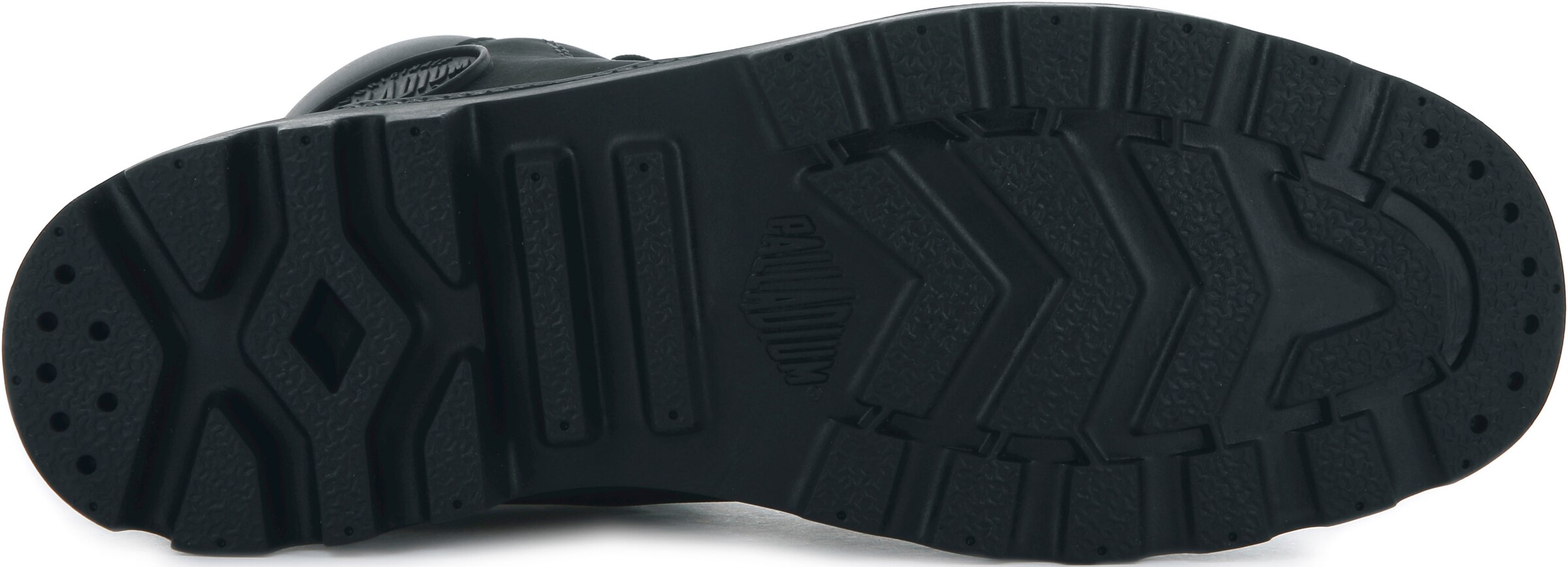 Bocanci cu șireturi 'Pampa' de la Palladium pe negru