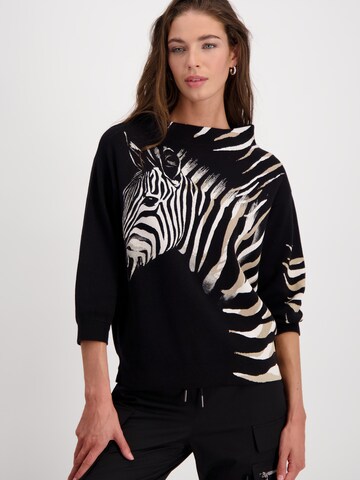 monari Pullover in Schwarz
