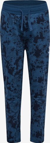 Hummel Tapered Broek in Blauw: voorkant