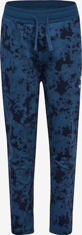 Hummel Tapered Pants in Blue: front