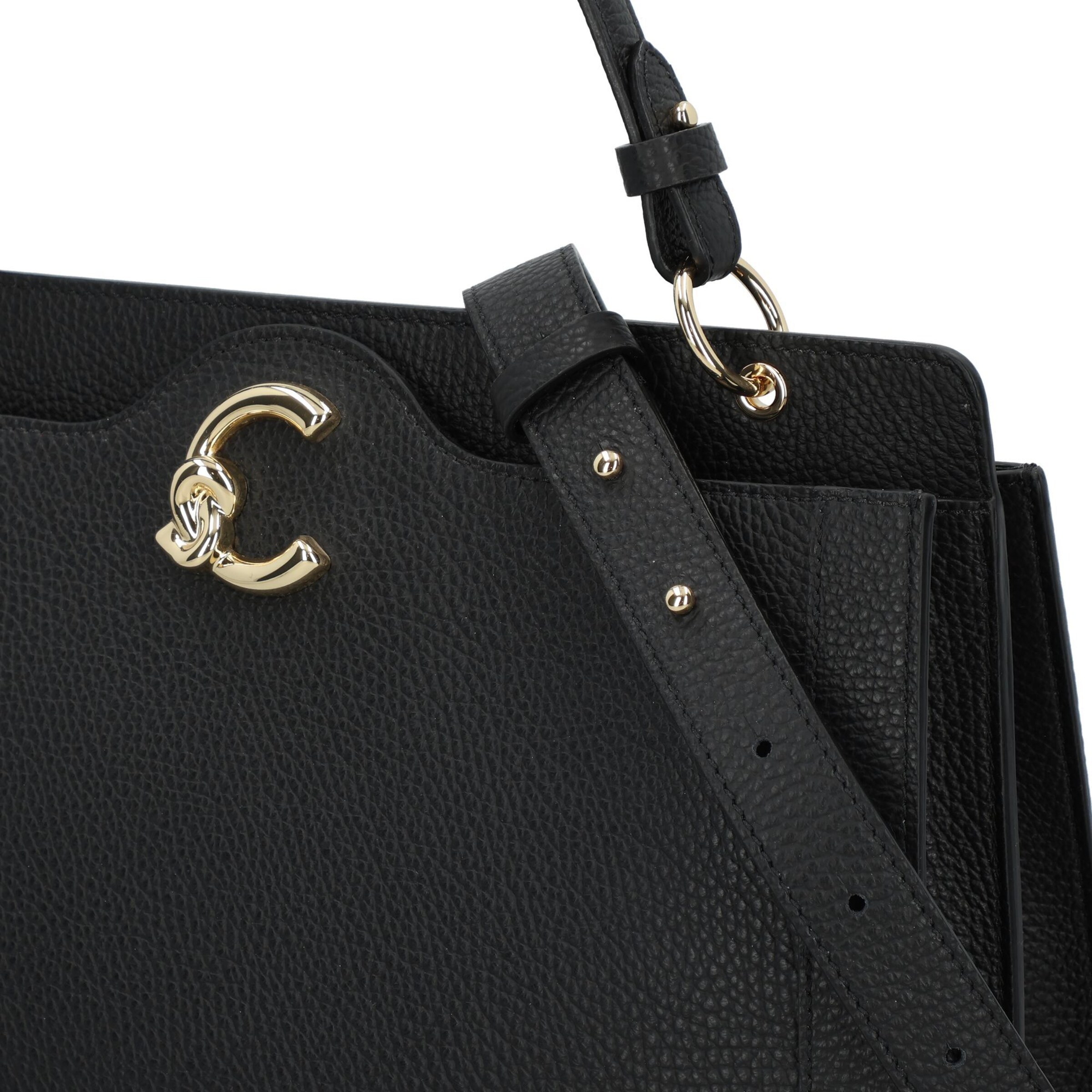 Coccinelle Schoudertas 'C-Me' in Zwart