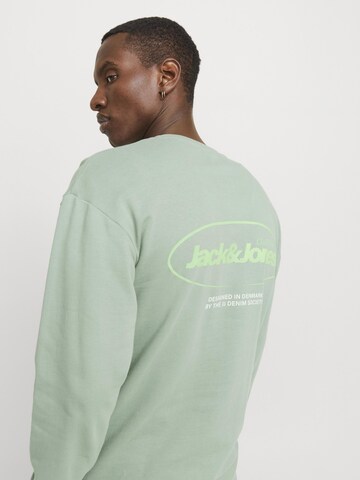 JACK & JONES Sweatshirt 'JJEBradley' in Groen