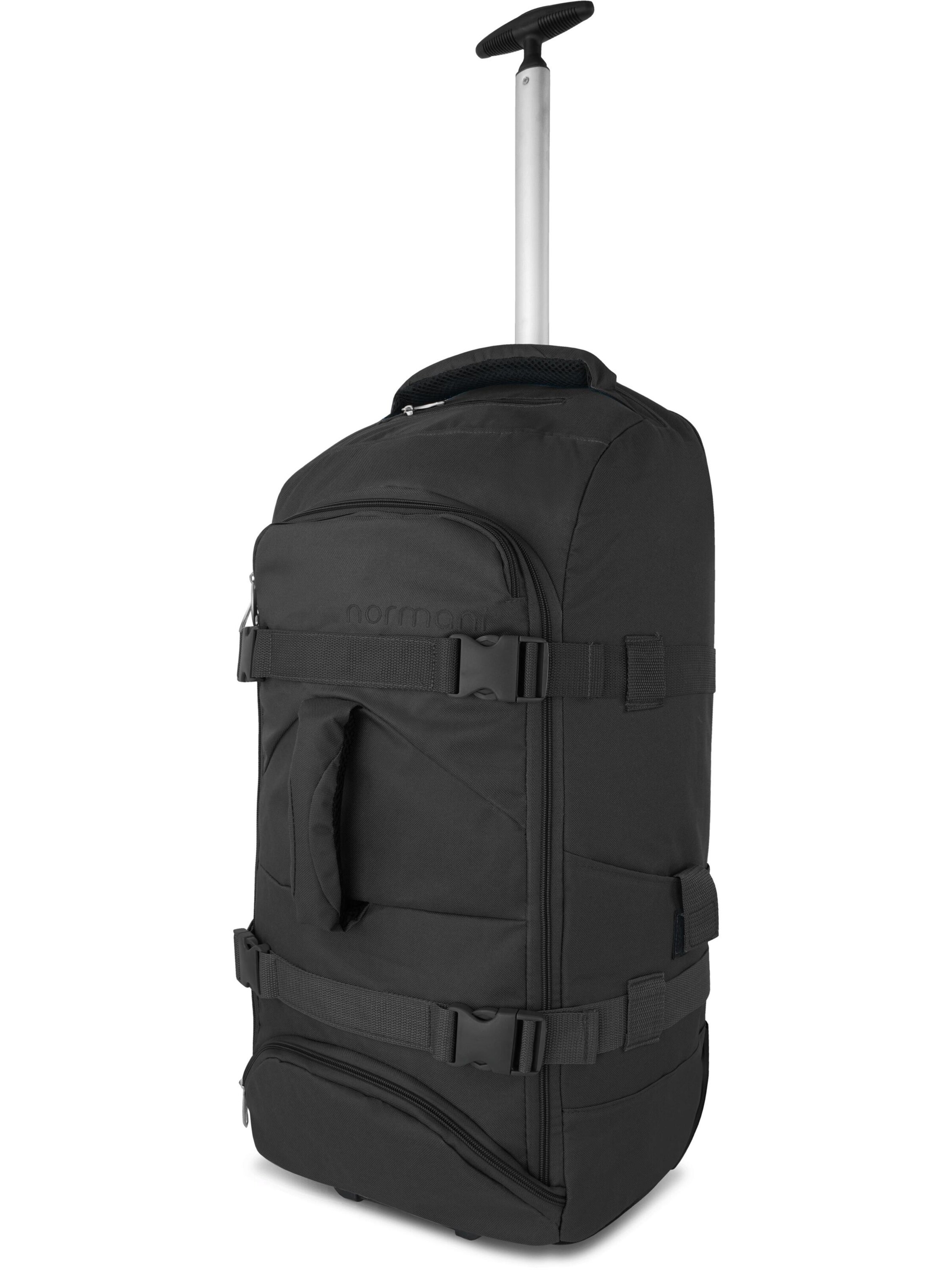 normani Trolley 'Melano' in Zwart: voorkant