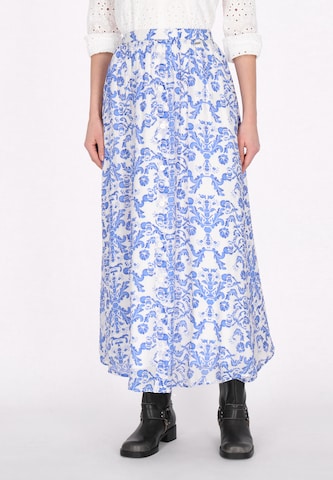 DreiMaster Vintage Rok 'Vintage' in Blauw: voorkant