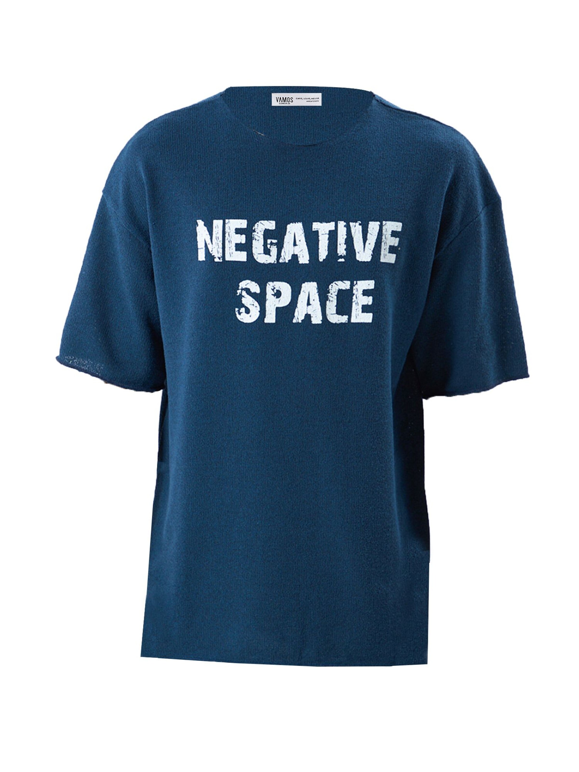 VAMOS CLO Majica | modra barva: sprednja stran