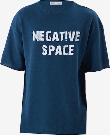 T-Shirt 'Brodiaea' VAMOS CLO en bleu : devant