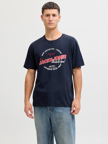 JACK & JONES - Camiseta en azul: frente