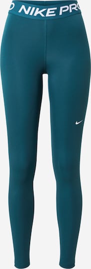 NIKE Pantalon de sport en pétrole / blanc, Vue avec produit