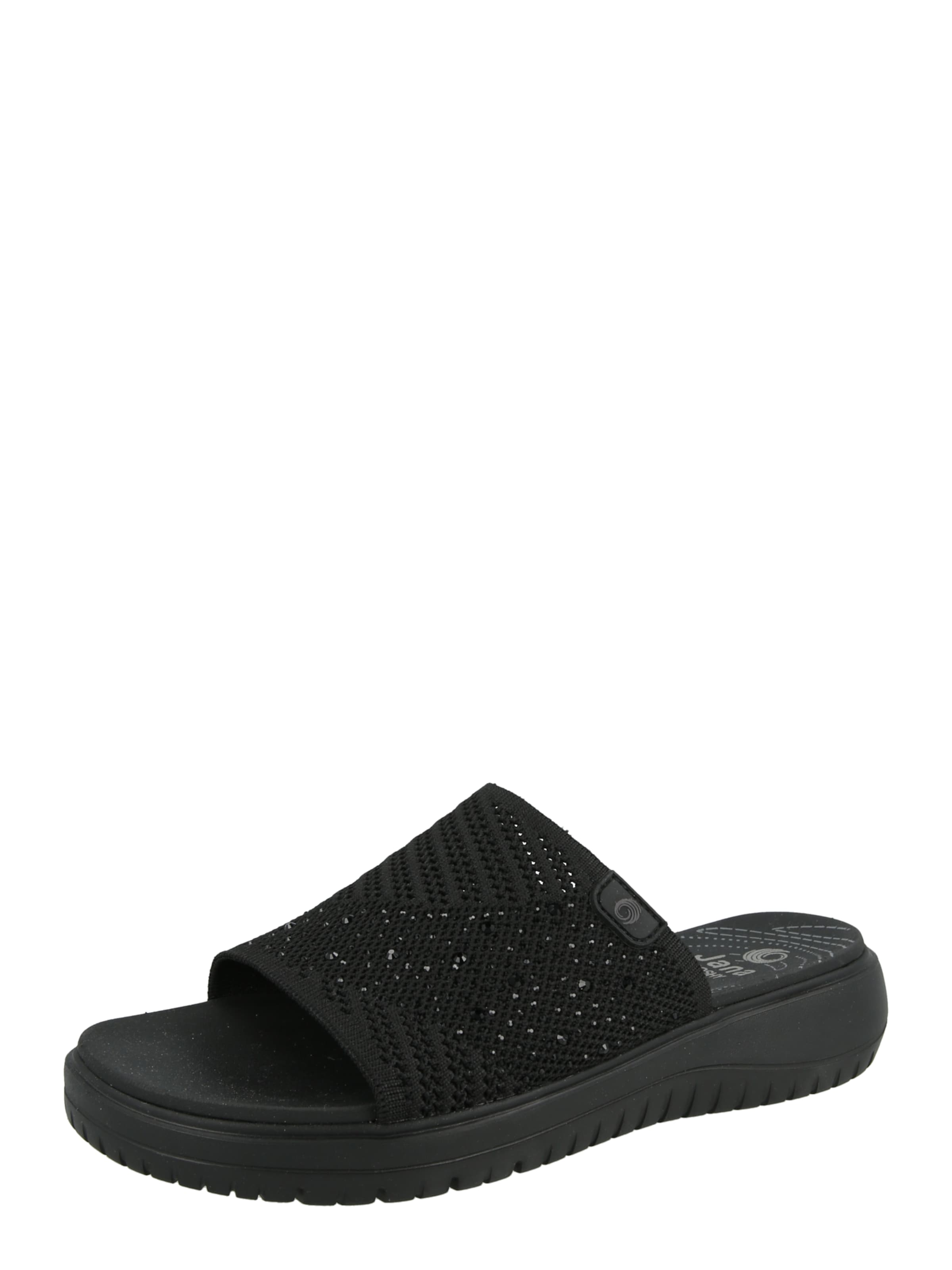 JANA - Zapatos abiertos 'Coshy' en negro: frente