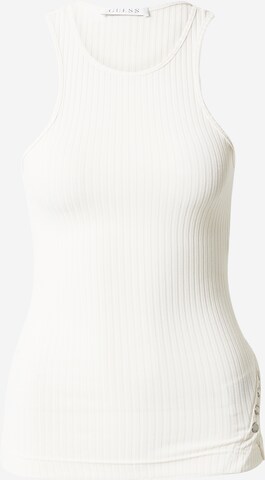 Top 'DIONNE' di GUESS in bianco: frontale