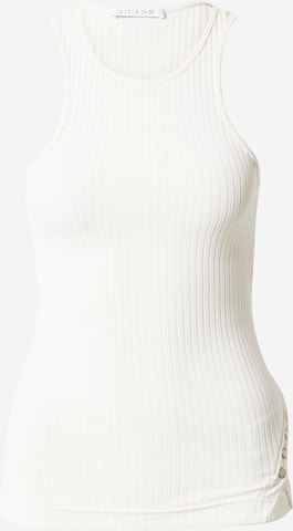 GUESS - Top 'DIONNE' em branco: frente