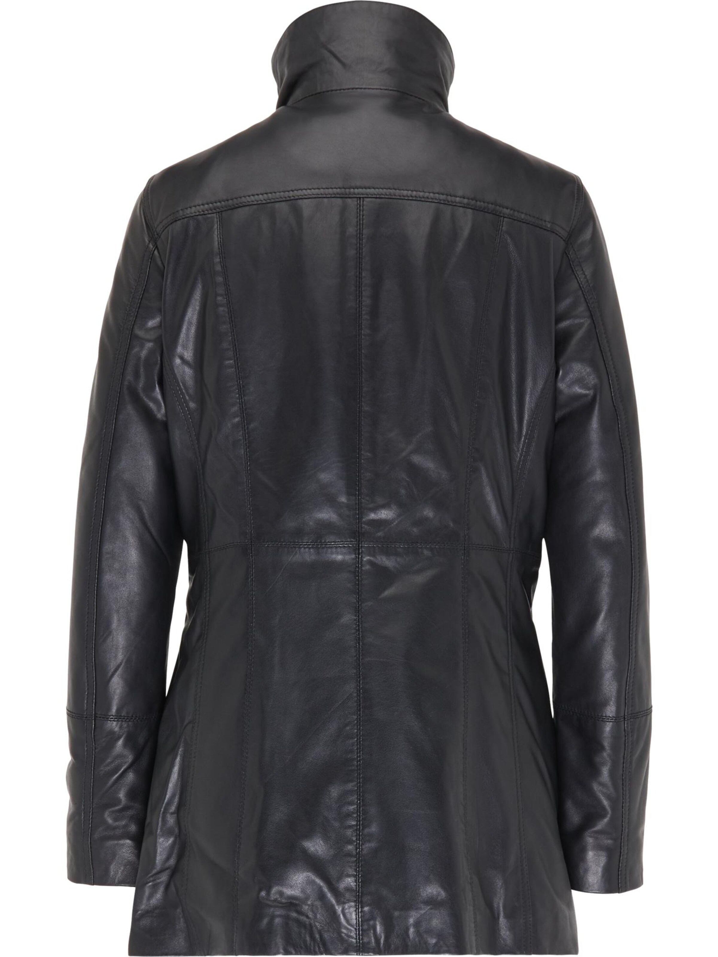 Carlo Colucci Übergangsjacke 'Donatella' in Schwarz