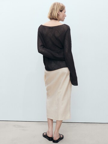 MANGO Skirt in Beige