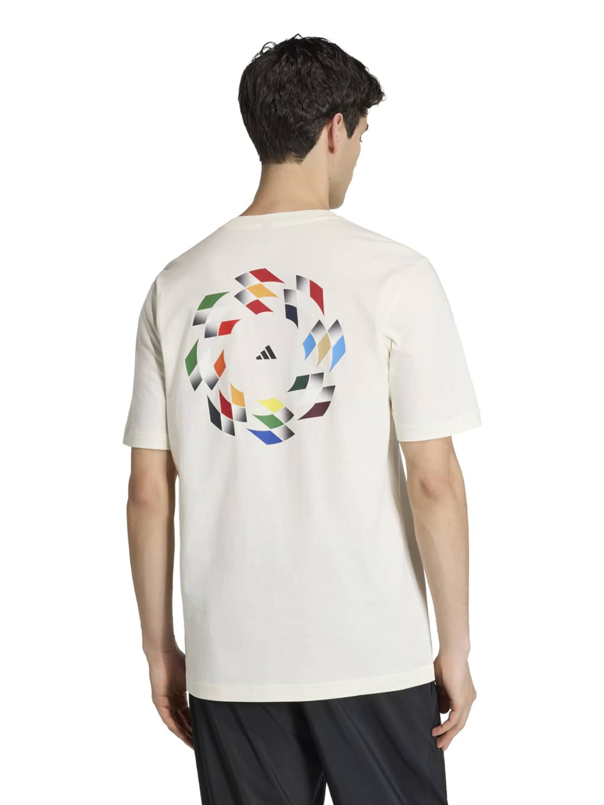 ADIDAS SPORTSWEAR - Camiseta funcional 'HOUSE OF TIRO NATIONS' en blanco: frente