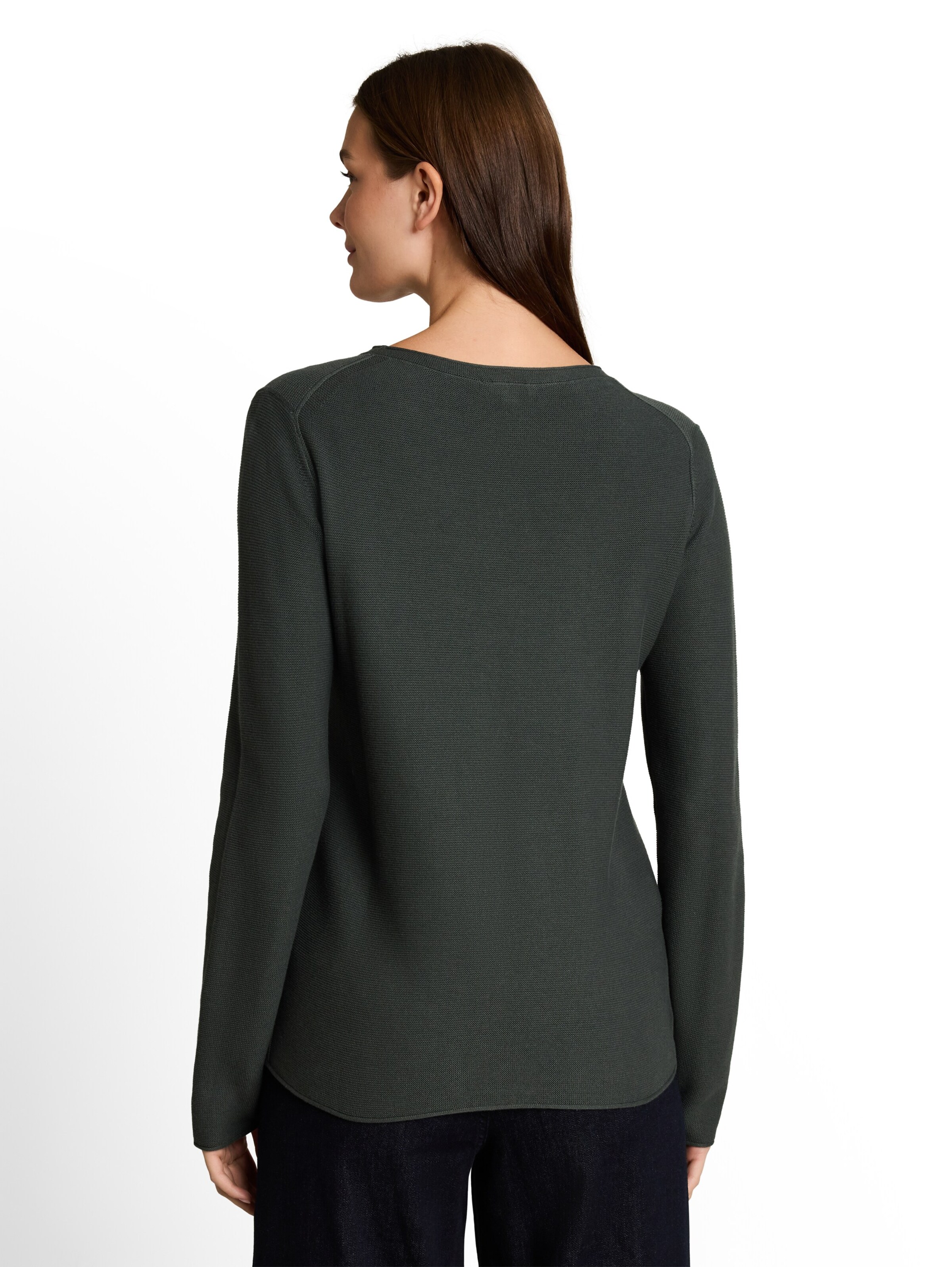TOM TAILOR Sweater in Green