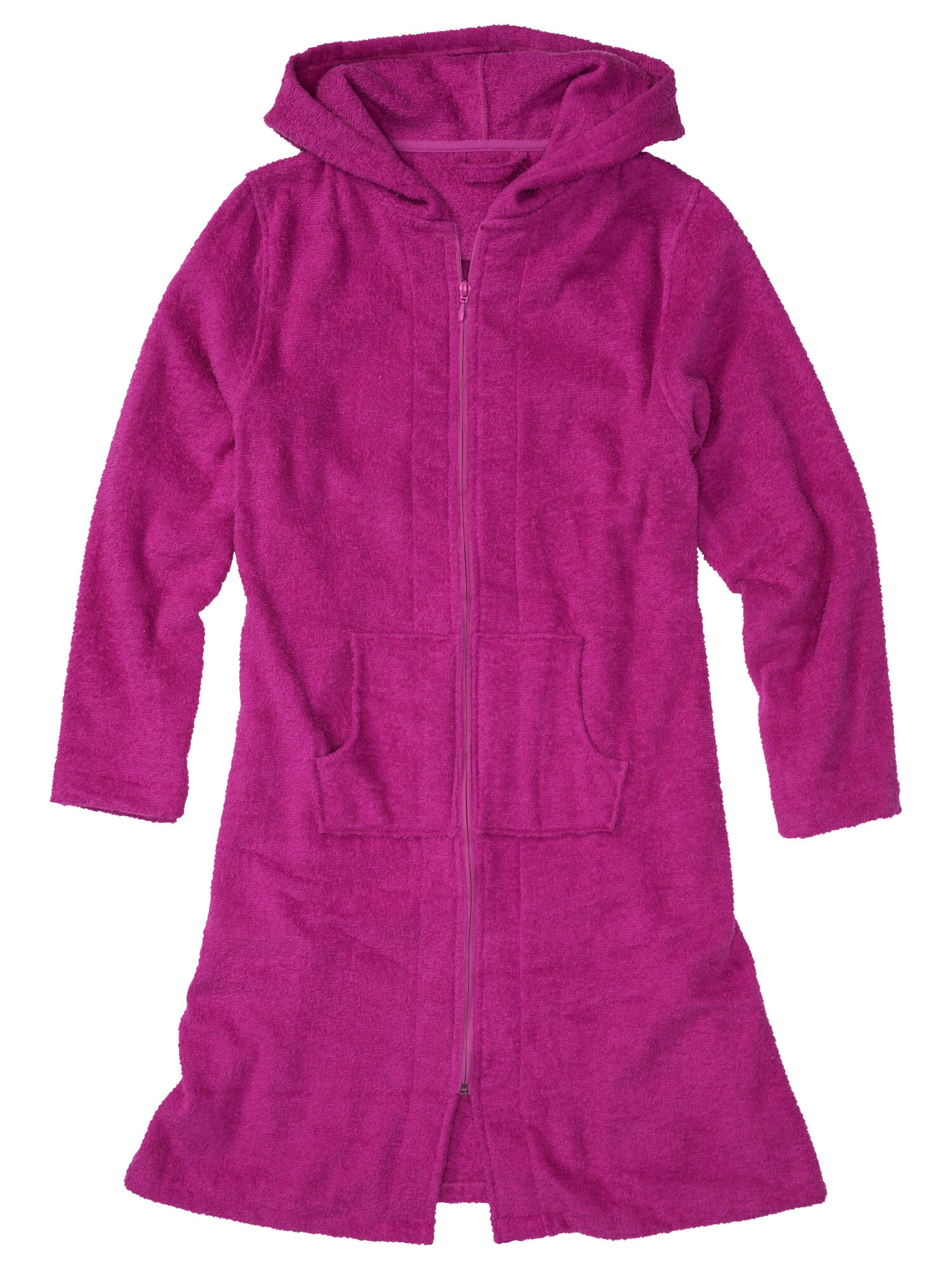 bonprix Bademantel in Pink: Vorderseite