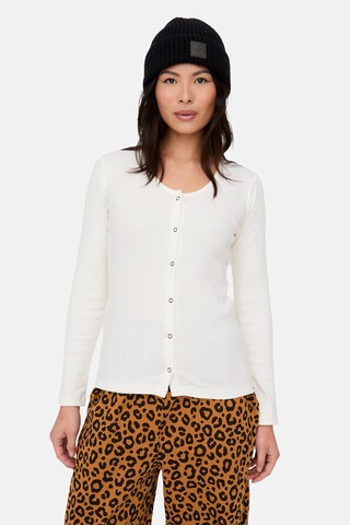 Turtledove London Strickjacke 'Nora' in Weiß: Vorderseite