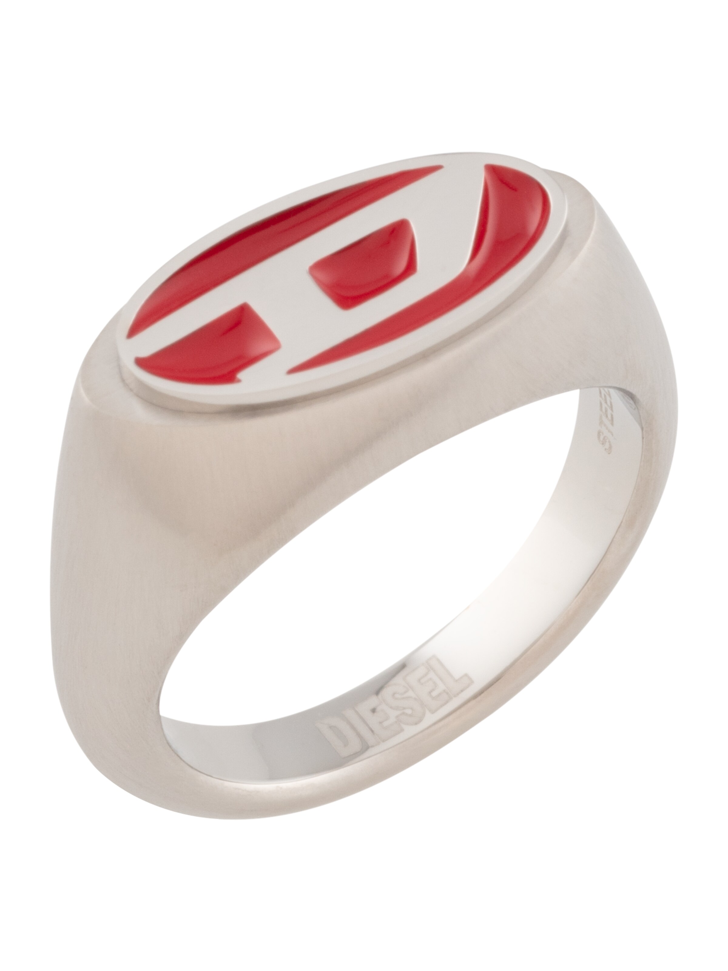 DIESEL Ring in Silber: Vorderseite