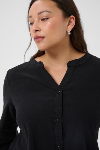 KAFFE CURVE - Blusa 'KCnana' en negro