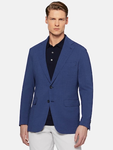 Coupe regular Veste de costume Boggi Milano en bleu : devant