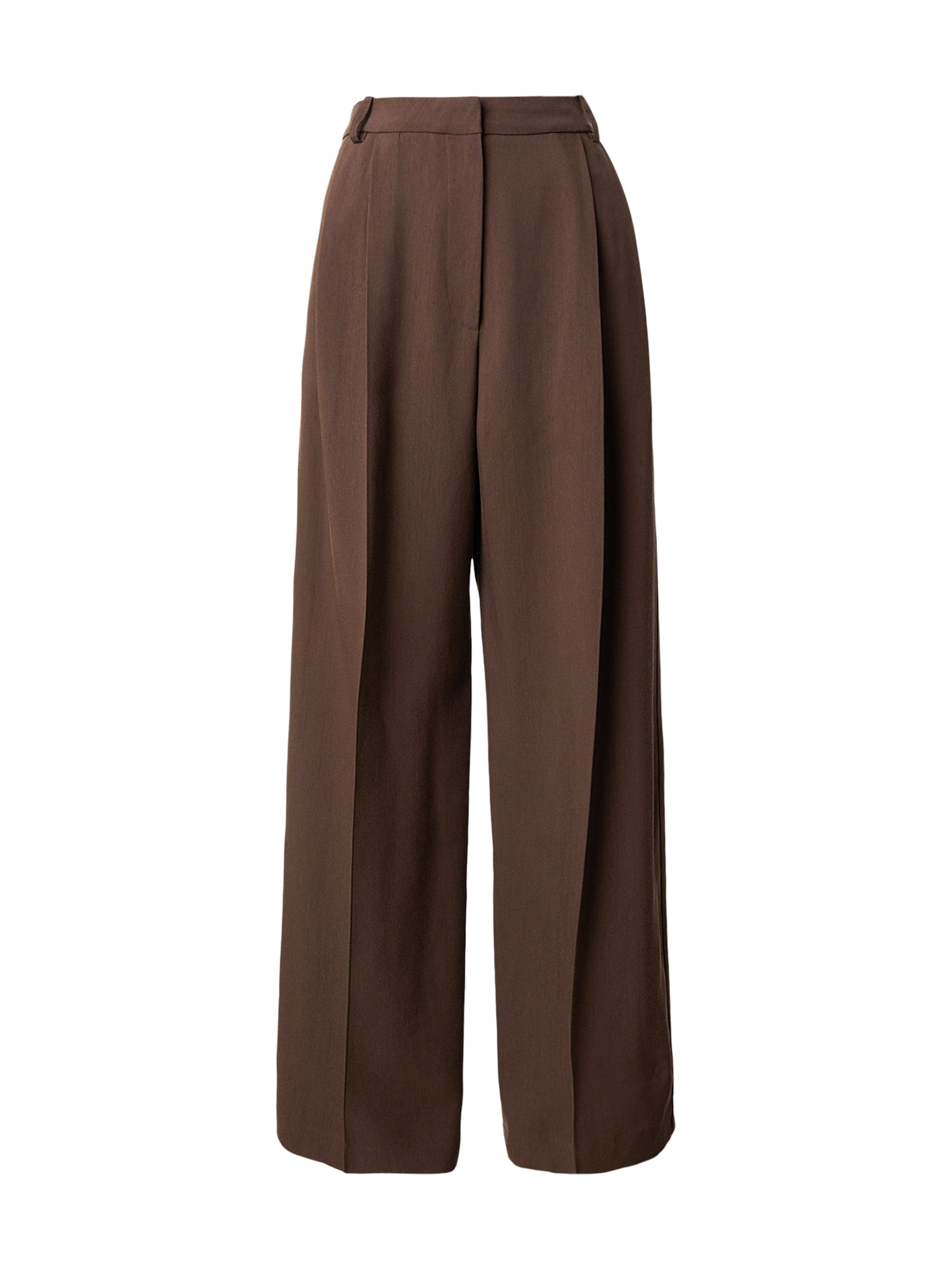 IRO Pleat-Front Pants 'HELIS' in Brown, Item view
