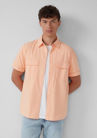 s.Oliver Regular fit Overhemd in Oranje