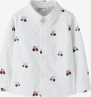 Regular fit Camicia di NAME IT in bianco: frontale