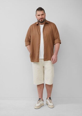 Coupe regular Chemise s.Oliver en marron