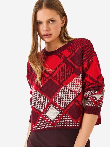 Bianco Lucci Kampsun 'Pullover', värv punane
