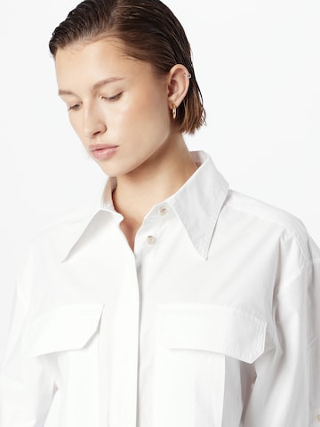 Banana Republic Blus 'POPLIN' i vit