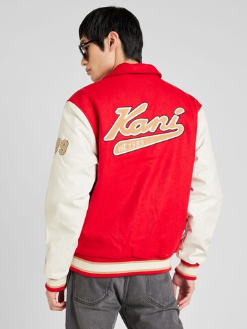 Veste mi-saison Karl Kani en rouge