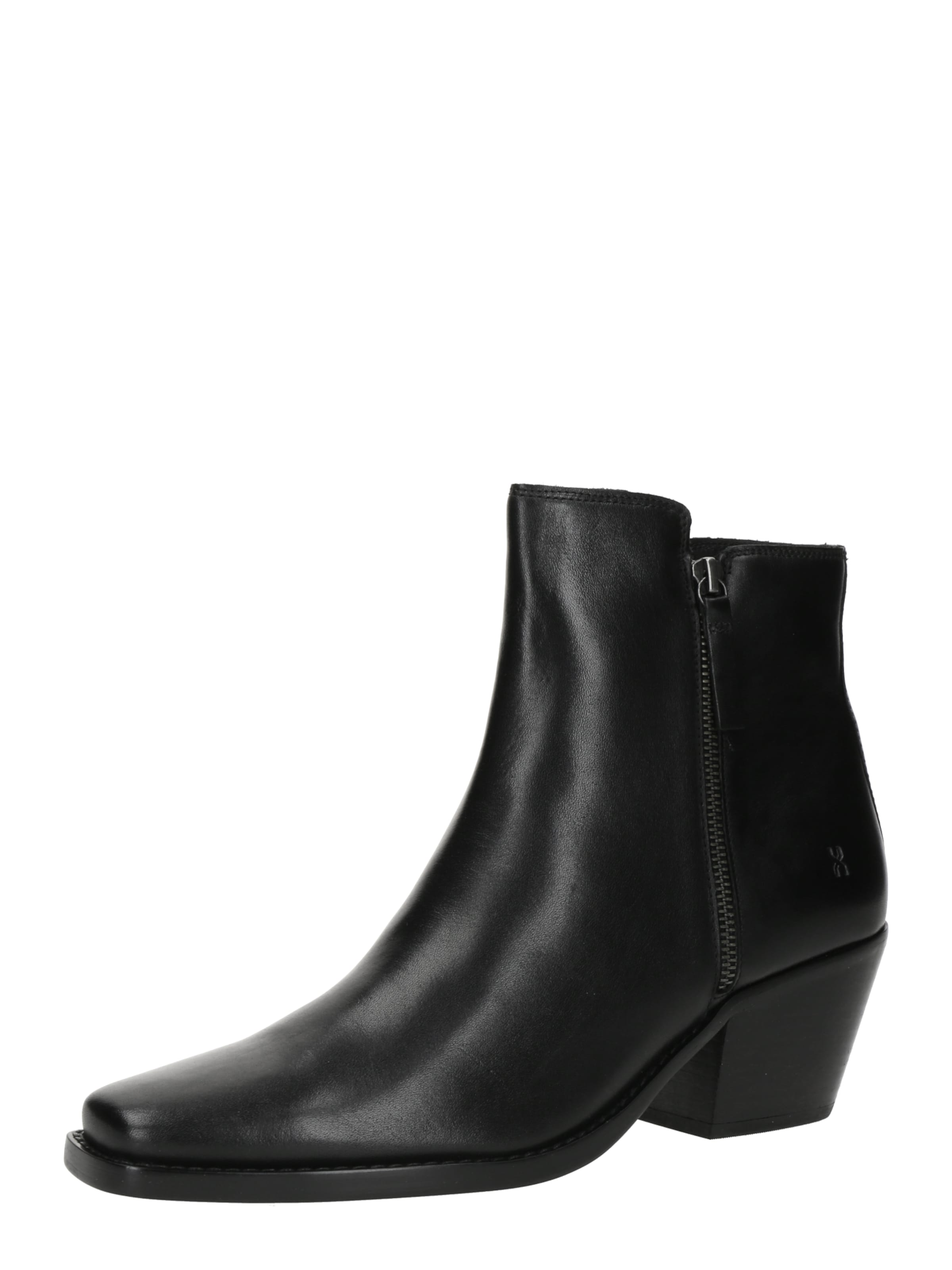 BRONX Pahkluusaapad 'Cassi-Dy', värv must: eest vaates