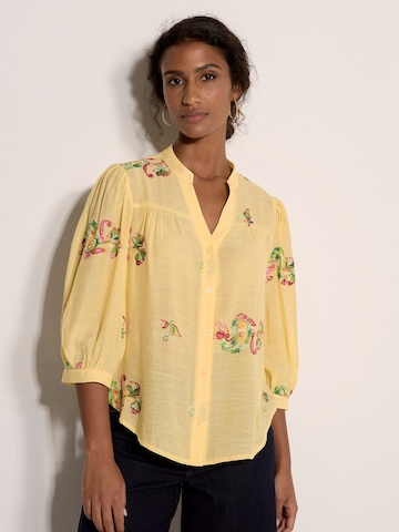 Chemisier ' ' Apricot en jaune : devant