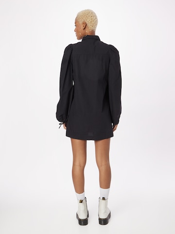 Monki Shirt Dress in Black