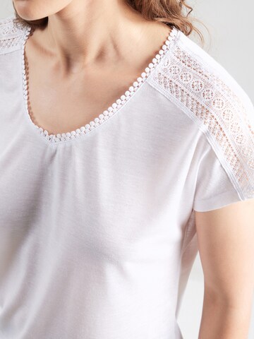 ZABAIONE Shirt 'Ce44leste' in White
