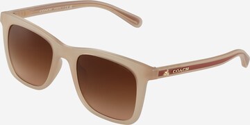 Lunettes de soleil '0HC8374U' COACH en beige : devant