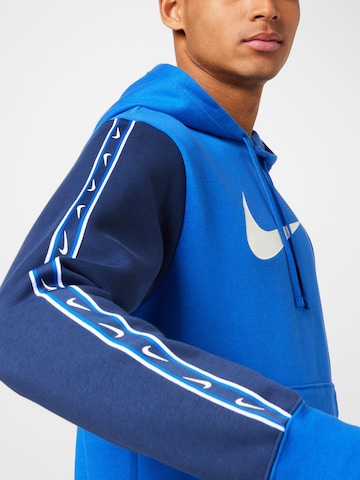 Nike Sportswear Sweatshirt 'REPEAT' in Blue