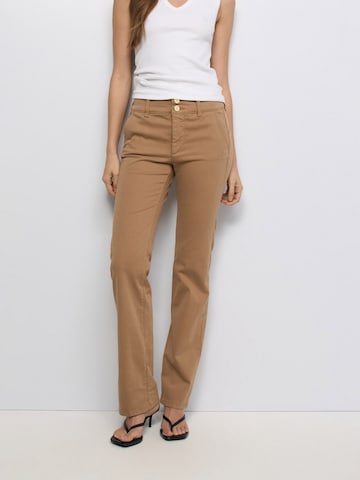 Salsa Jeans Regular Chino trousers 'Secret' in Brown: front