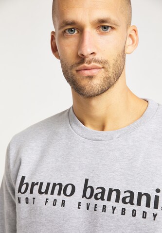 BRUNO BANANI Sweatshirt 'King' in Grau