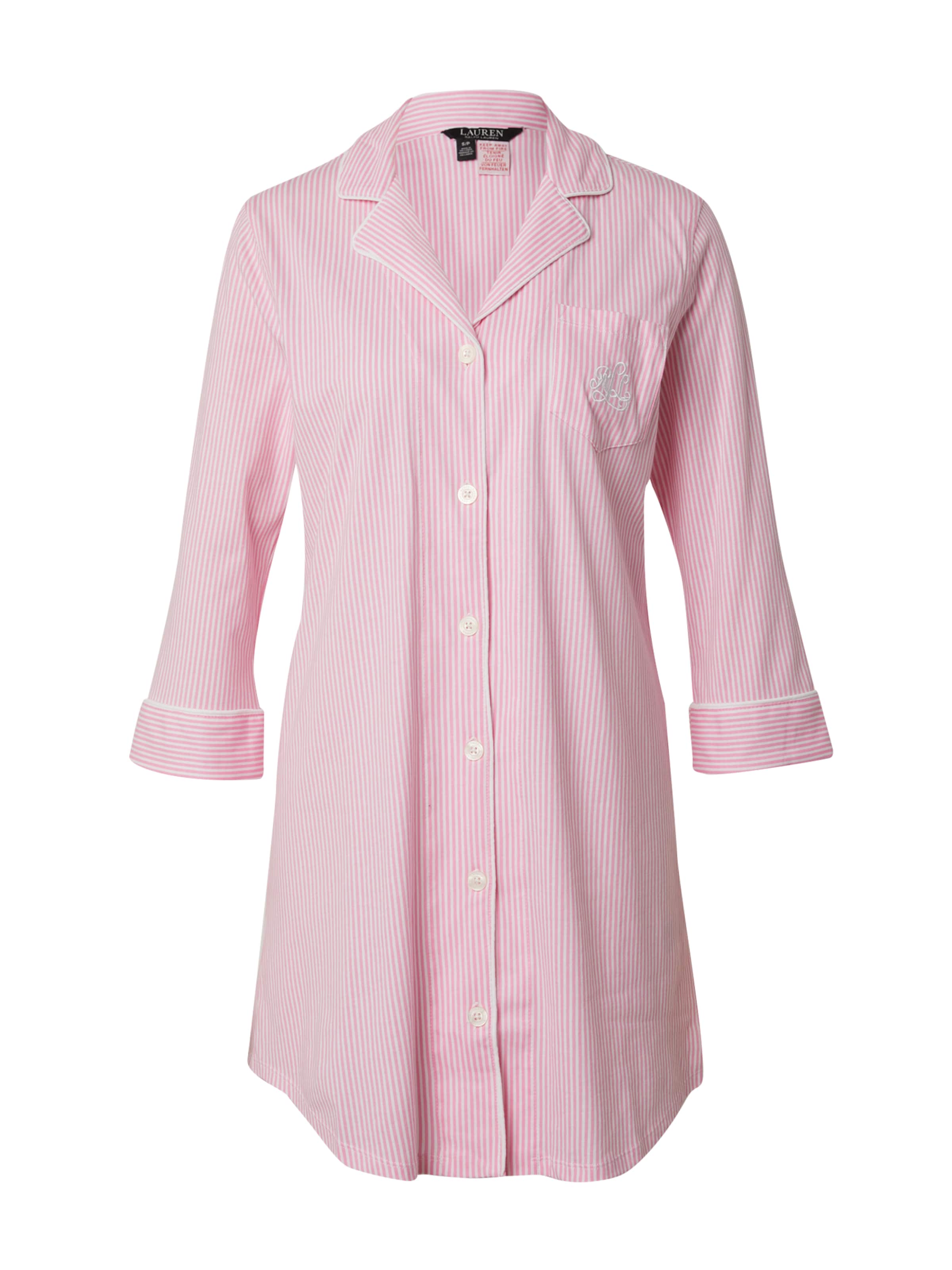 Camicia da notte di Lauren Ralph Lauren in rosa: frontale