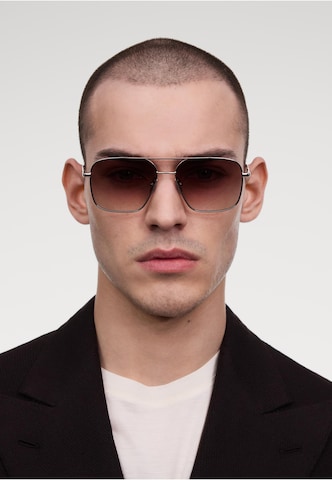 Lunettes de soleil 'Aviator' CHIMI en argent