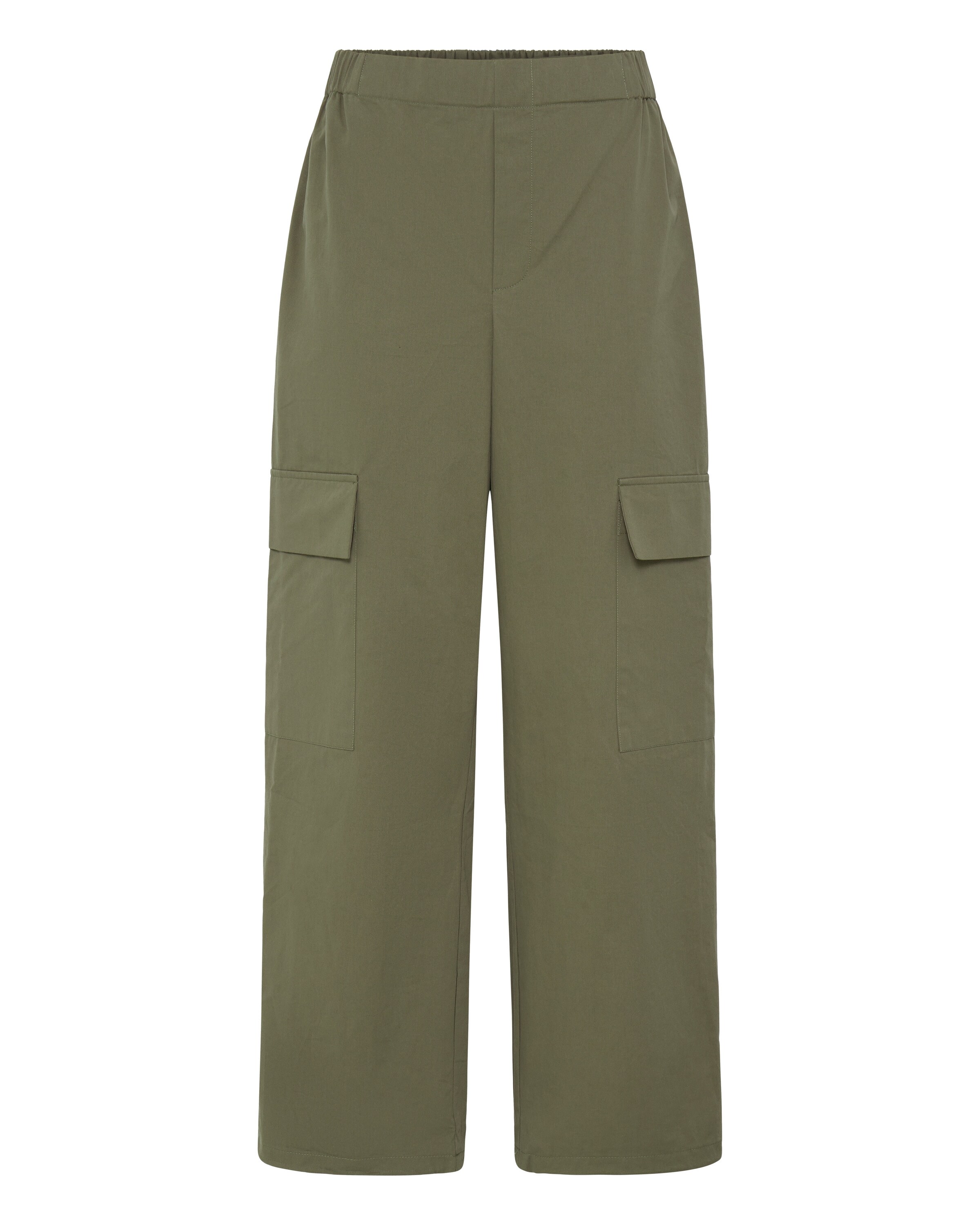 ICHI Hose in 34 in khaki, Produktansicht