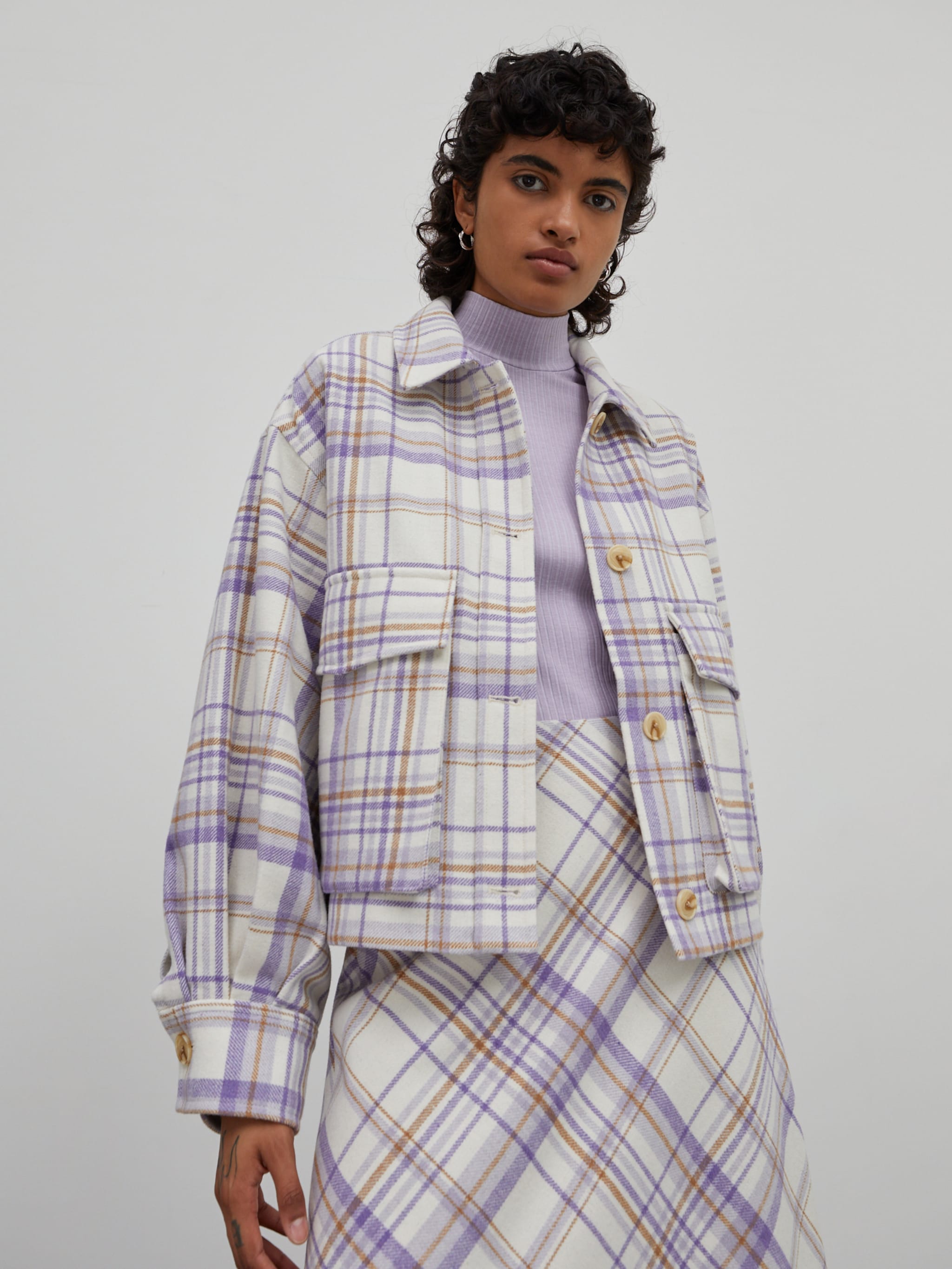 EDITED Produits Veste mi-saison 'Kyla' marron